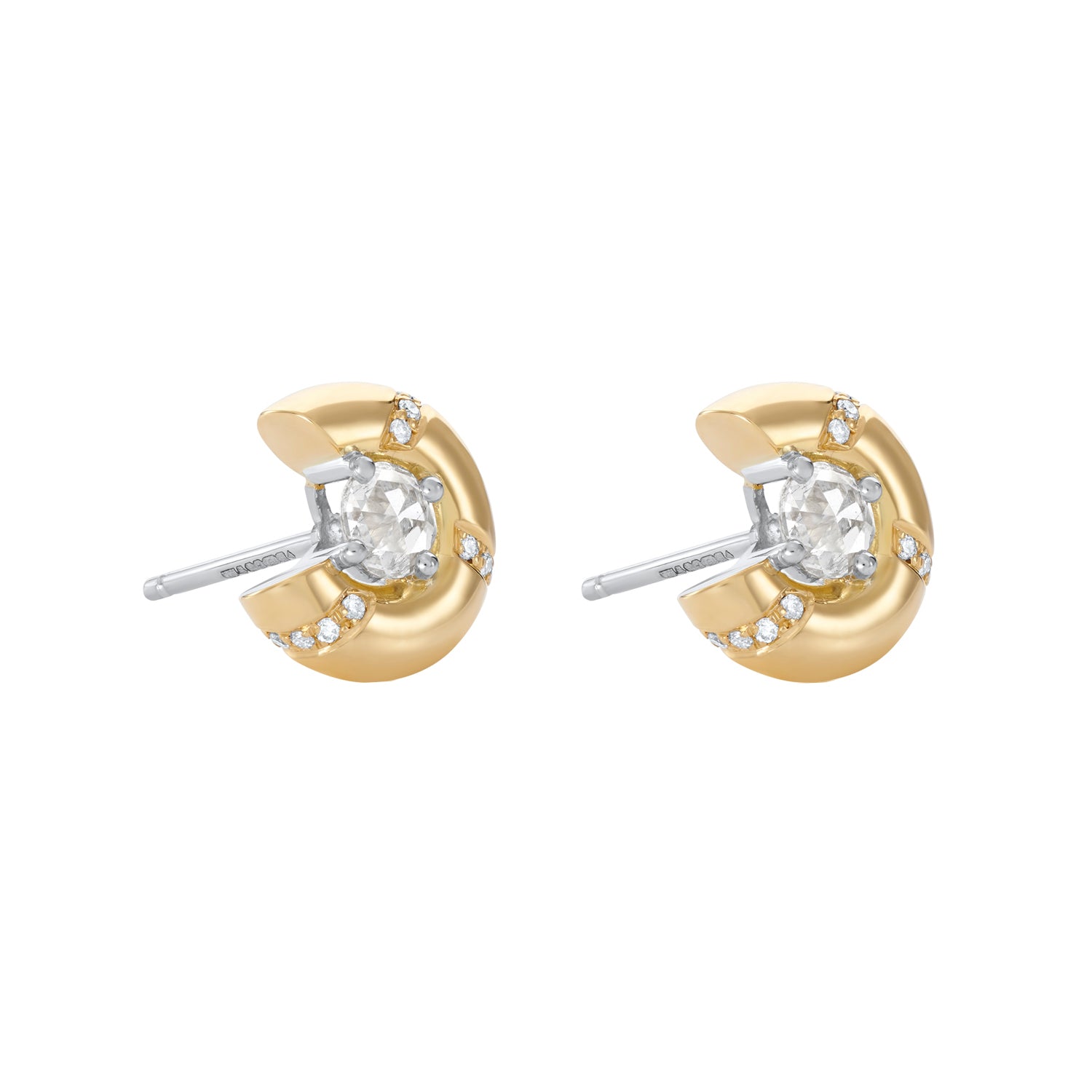 Helen Rose Cut Diamond Earrings