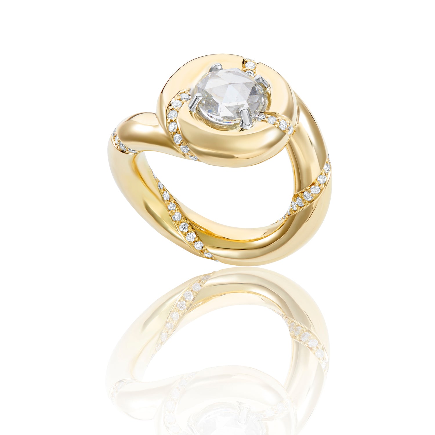 Helen Rose Cut Diamond Ring